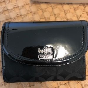 Brand new Coach black wallet NWOT